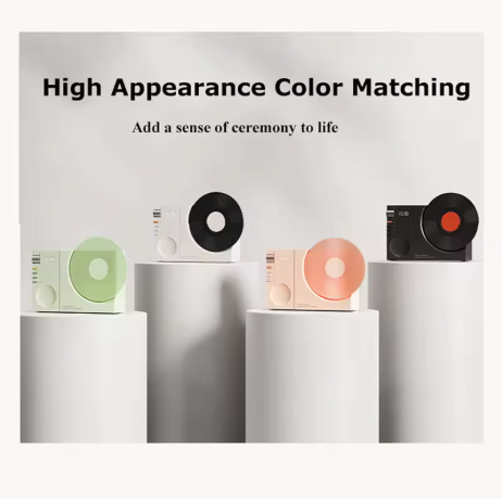 Mini Retro Vinyl Bluetooth Speaker
