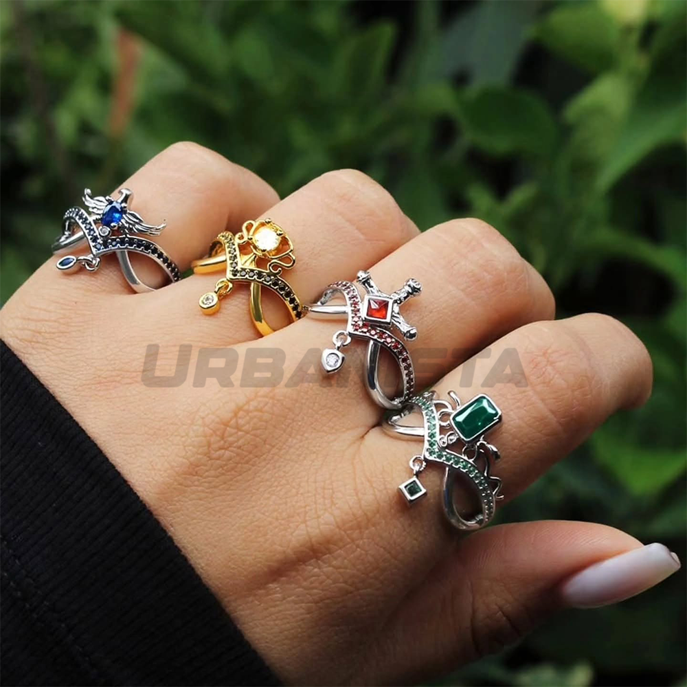 The Hogwarts 4 Houses Rings