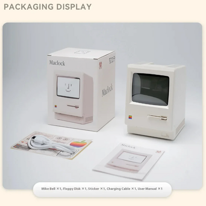 Retro MacClock Creativity Alarm Clock
