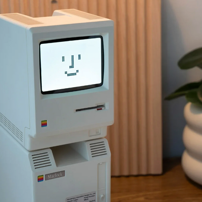Retro MacClock Creativity Alarm Clock