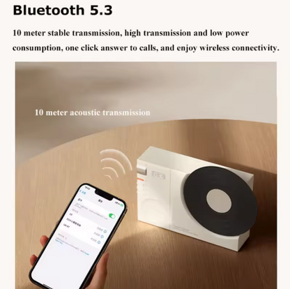 Mini Retro Vinyl Bluetooth Speaker