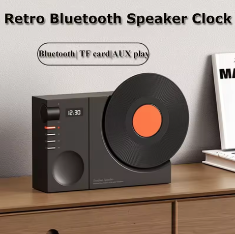 Mini Retro Vinyl Bluetooth Speaker