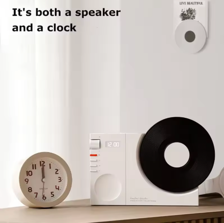 Mini Retro Vinyl Bluetooth Speaker