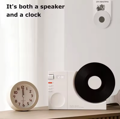 Mini Retro Vinyl Bluetooth Speaker