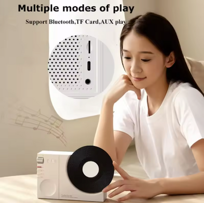 Mini Retro Vinyl Bluetooth Speaker