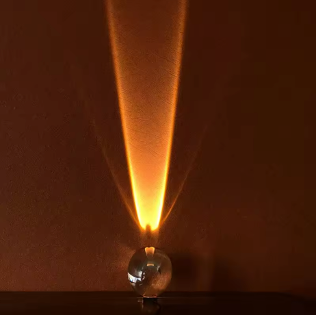 Eye of the Sky LED Crystal Table Lamp