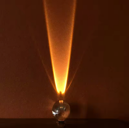 Eye of the Sky LED Crystal Table Lamp