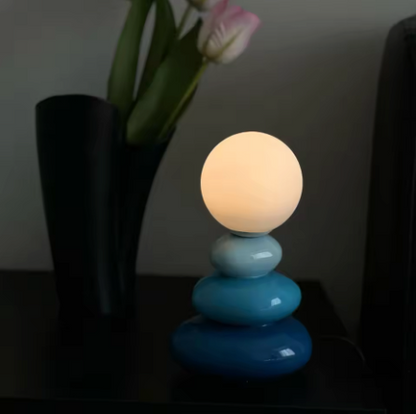 Colorful Stone LED Table Lamp