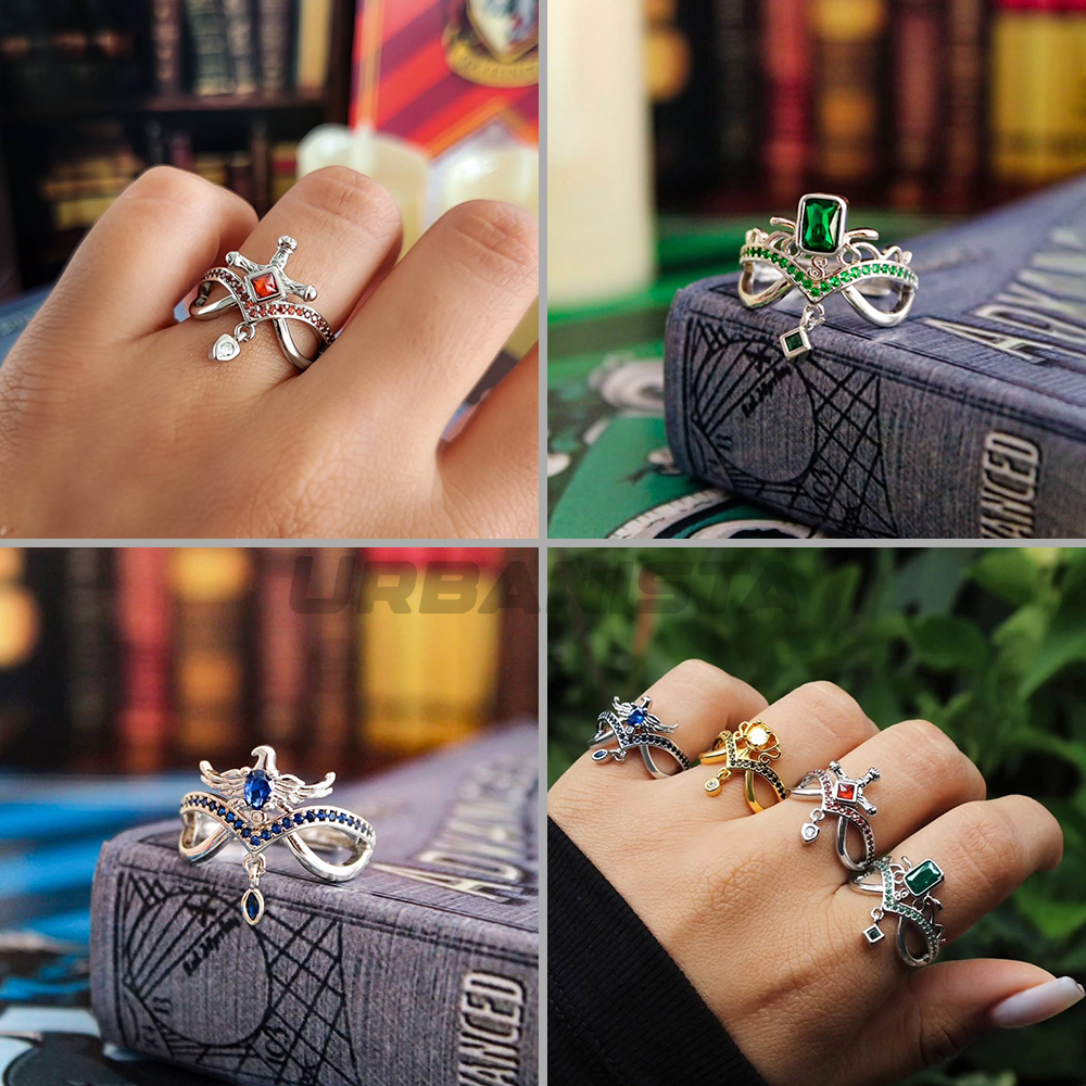 The Hogwarts 4 Houses Rings